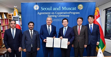 معالي الرئيس بحضور ممثلي مؤسسة كوريا في سيؤول