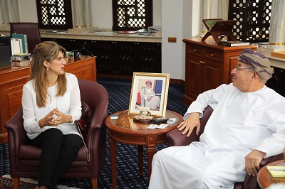 سمو الأميرة دينا تشرح  أهداف الزيارة