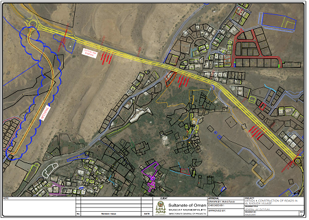 بلدية مسقط تنفذ مشروع تطوير المدخل المؤدي إلى حديقة النباتات العمانية بمنطقة الخوض
