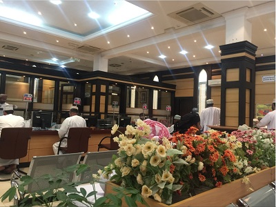 قاعة المراجعين في المديرية العامة لبلدية مسقط ببوشر