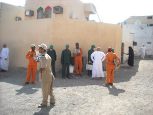 جانب من حملة النظافة العامة 